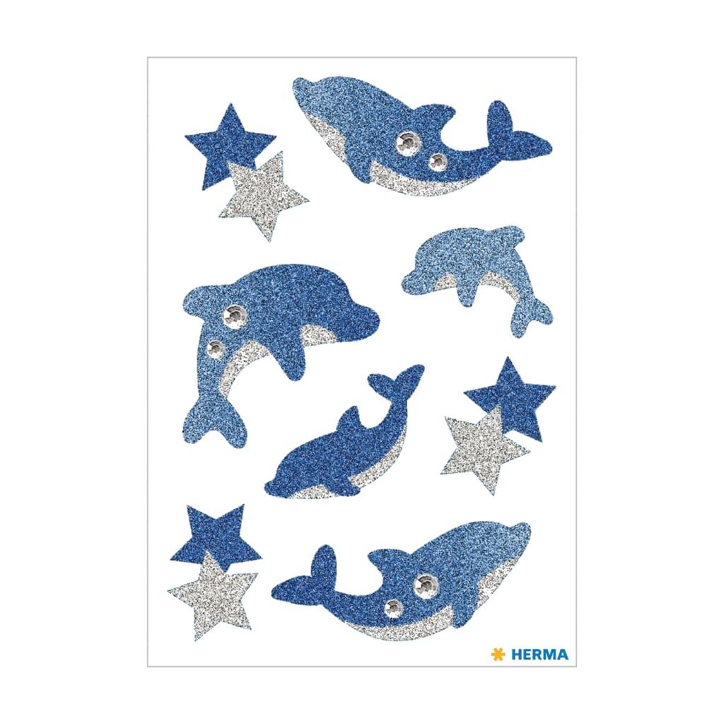Delfin glittery - Sticker