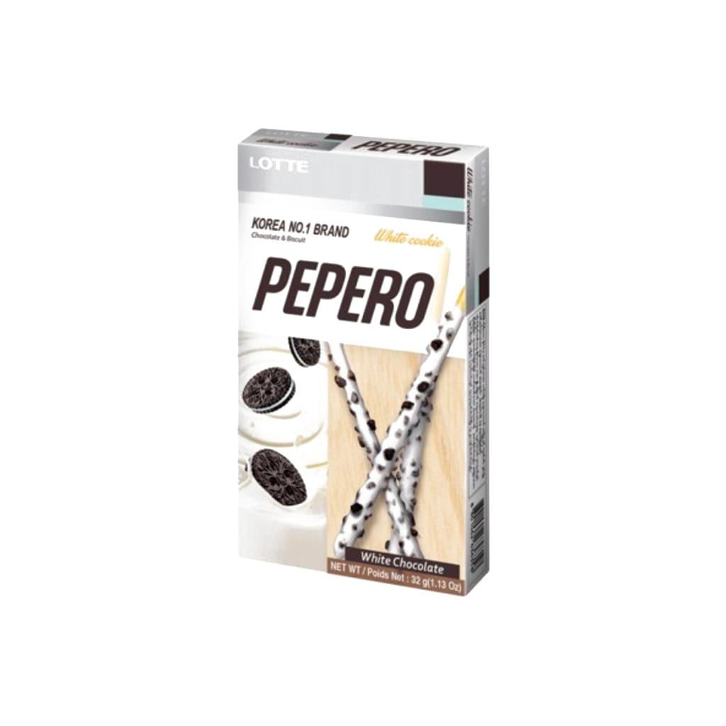 Pepero White Cookie Sticks, 32g