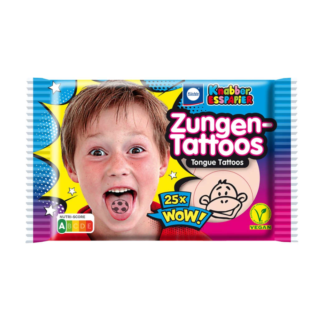 Küchle Zungentattoos, 25 Stück