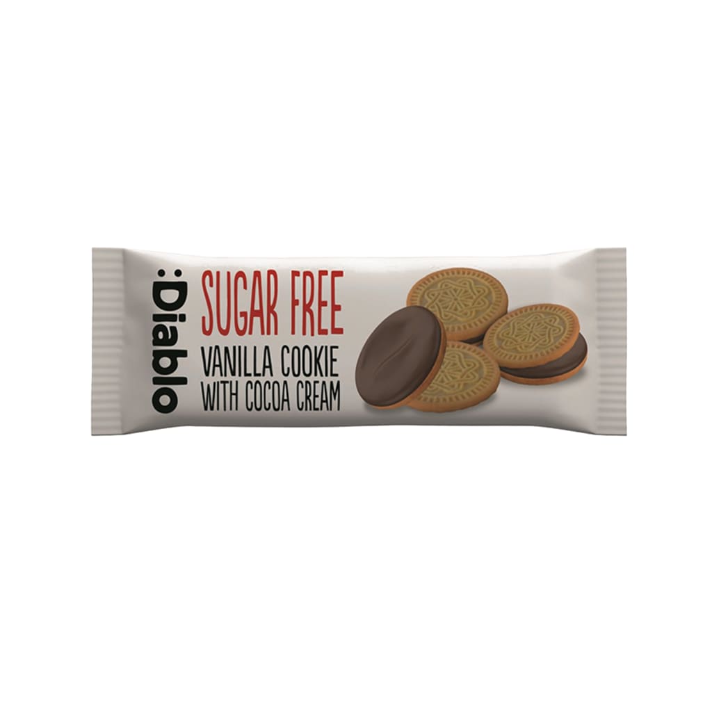 Diablo Vanilla Sandwich Cookies with Cocoa Cream, 44g