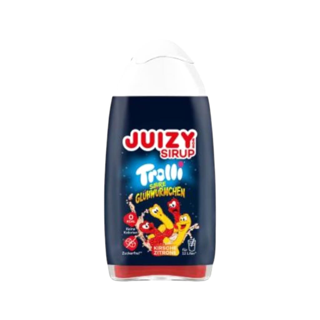 Trolli Saure Glühwürmchen Juizy Sirup Kirsche Zitrone, 65ml