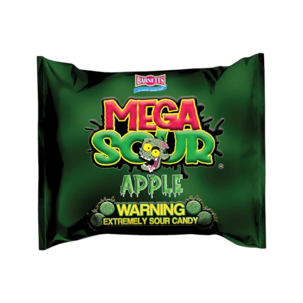 Barnetts Mega Sour Candy Apple, 104g