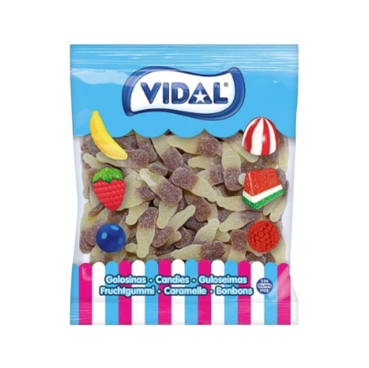 Vidal Sour Cola Bottles, 1.375kg
