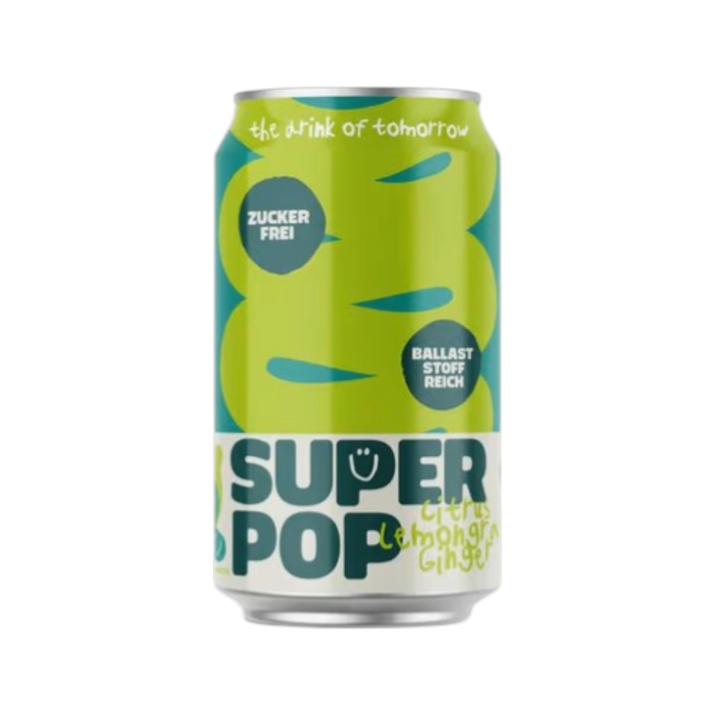 Super Pop Citrus-Lemongrass-Ginger, 330ml