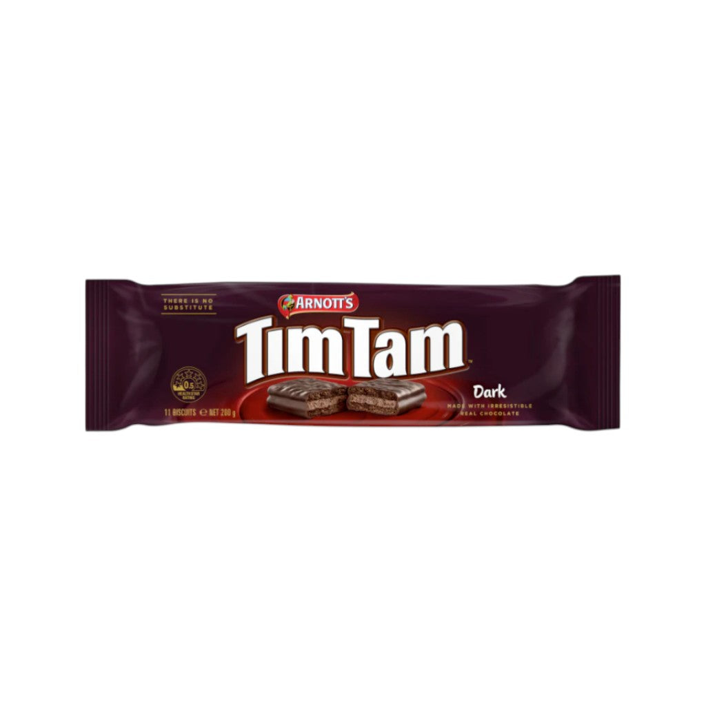 Tim Tam Dark Chocolate Biscuits, 200g