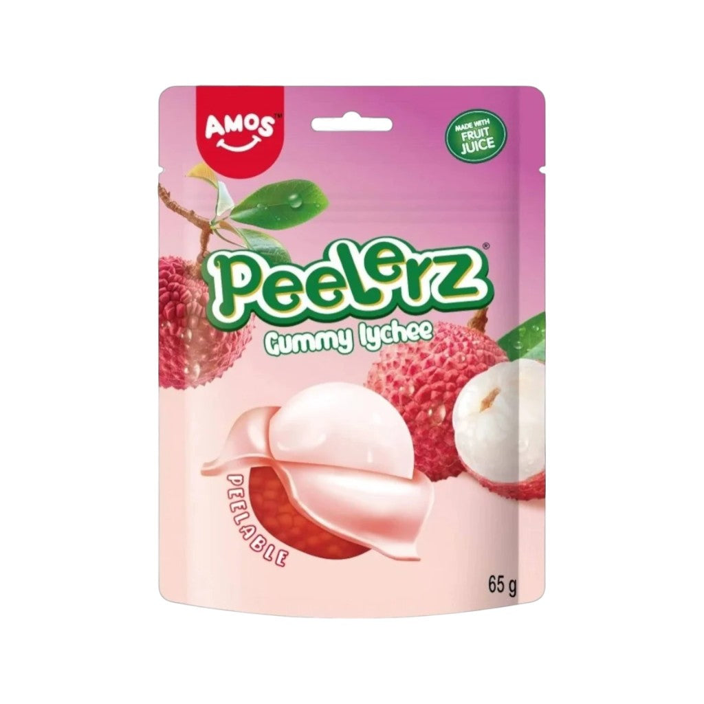 Amos Peelerz Gummy Lychee, 65g