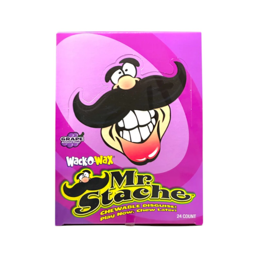 Mr Stache Grape Wax Candy, 11 g