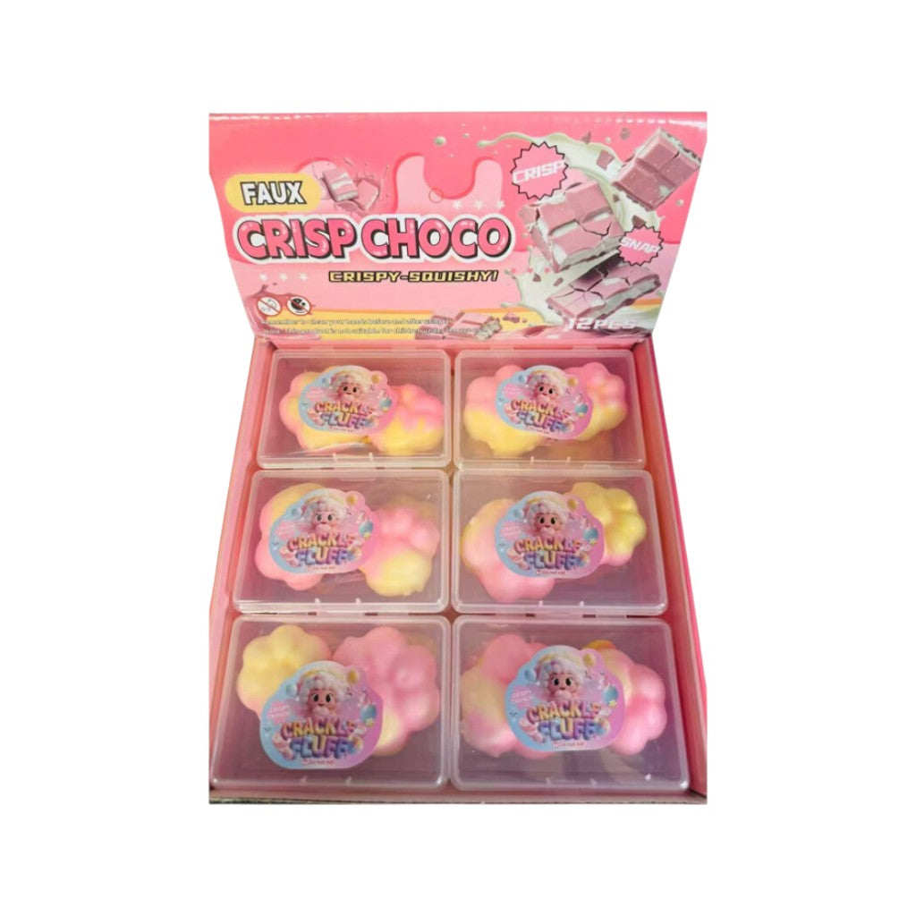 Crispy Squishy Faux Crisp Choco Rosa Crackle Fluff, 1 Stück