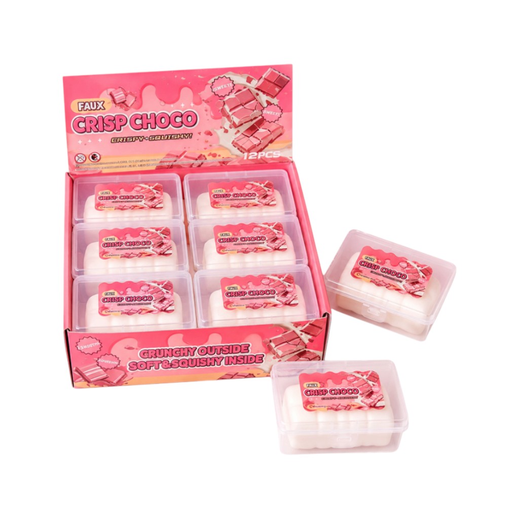 Crispy Squishy Faux Crisp Choco Weiss, 1 Stück