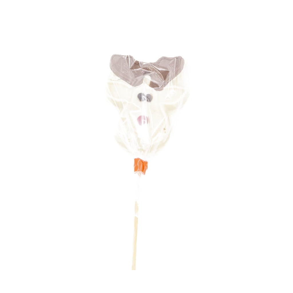 Weihnachtsrentier Schokoladen Lollipop, 40g