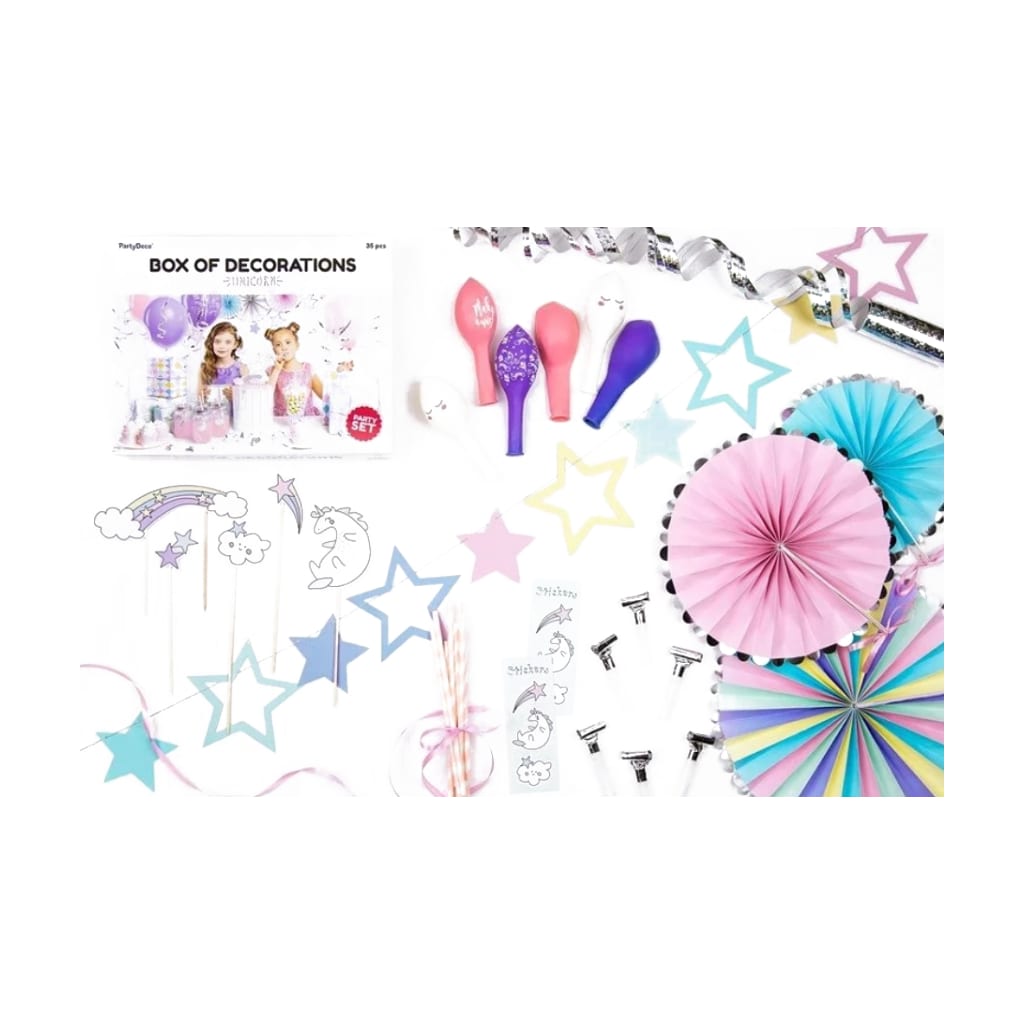 Happy Birthday Party Set Einhorn