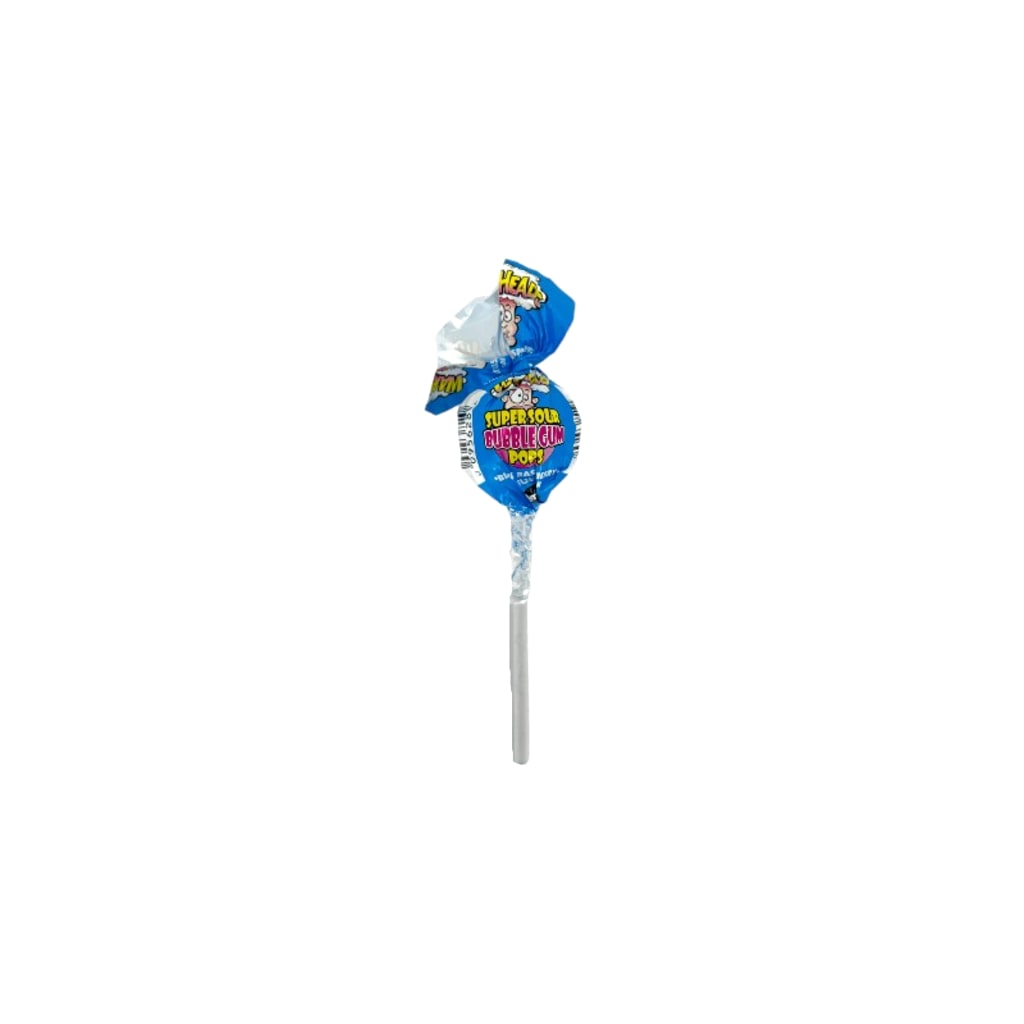 Warheads Super Sour Bubble Gum Pop, 19g