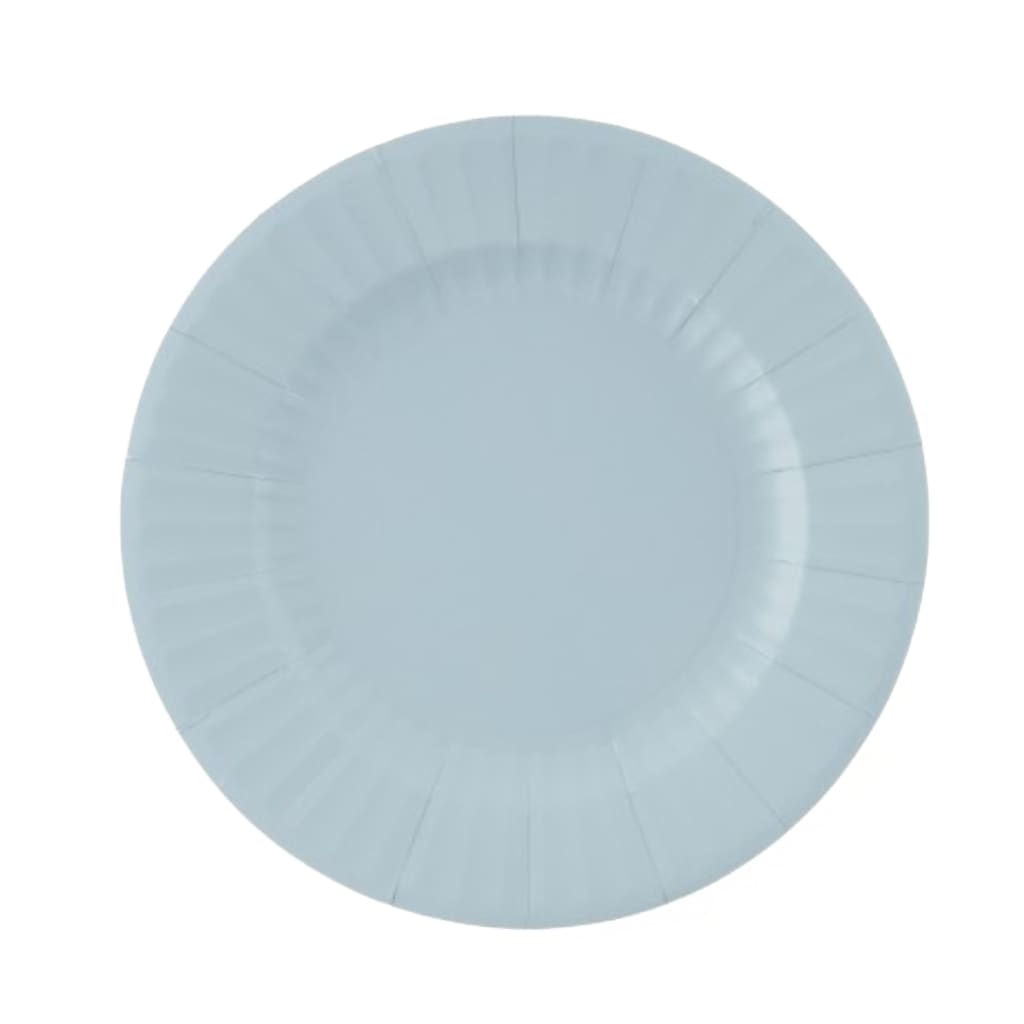 Einwegteller 27cm, 8 Stück | Gelb
