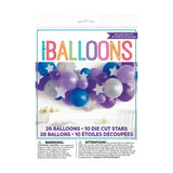 Ballongirlande, 36 Teile