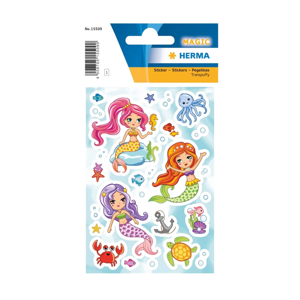 Little Mermaid Transpuffy - Sticker