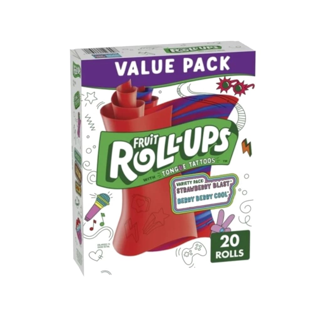 Fruit Roll-Ups Strawberry/Berry, 283g