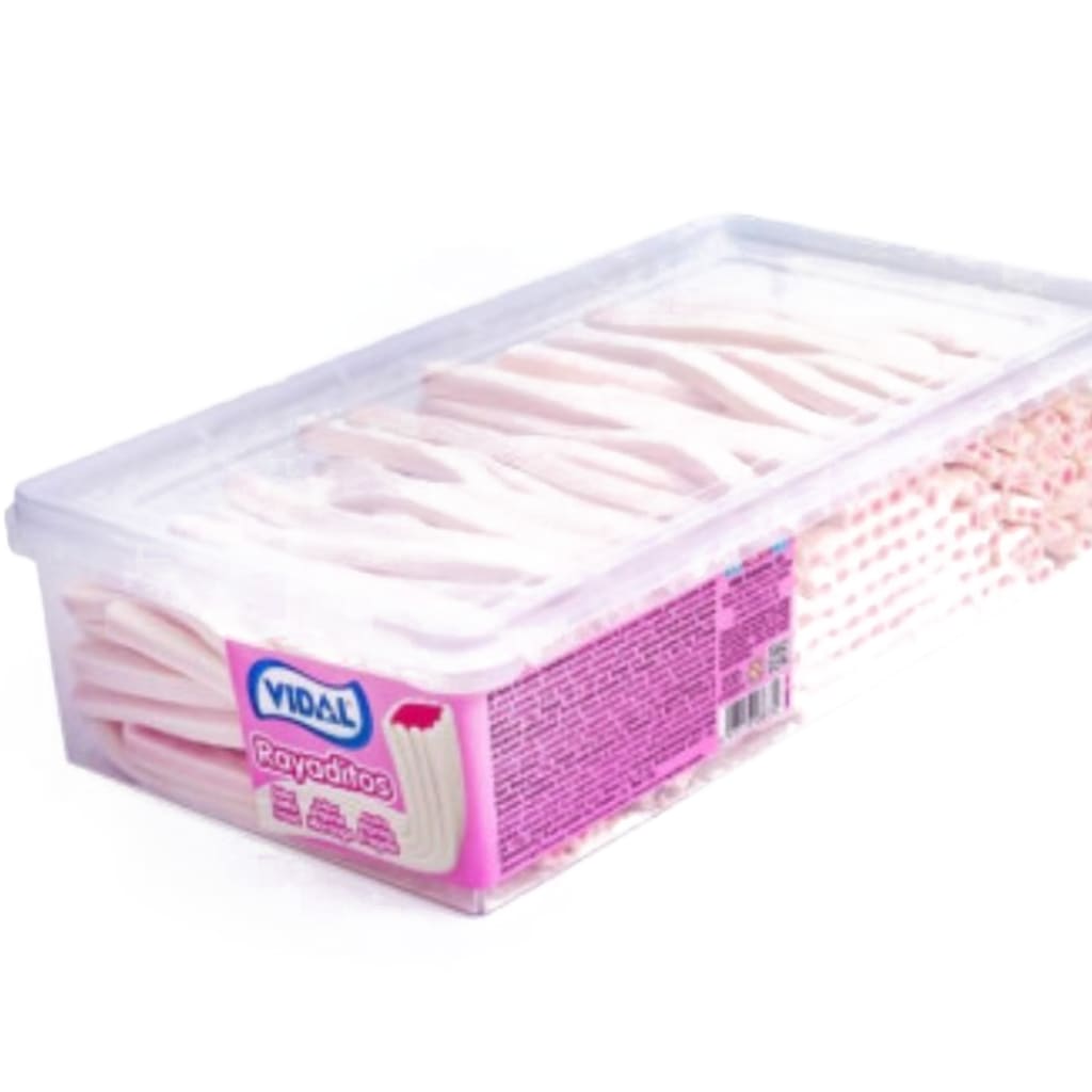 Vidal Strawberry & Cream Rayaditos, 200 Stück