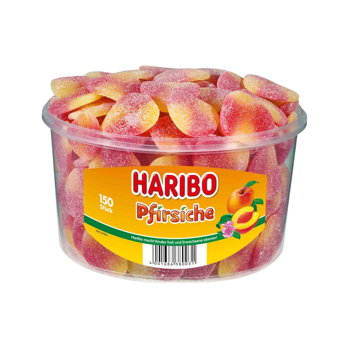 Haribo Pfirsich Dose, 1.35kg