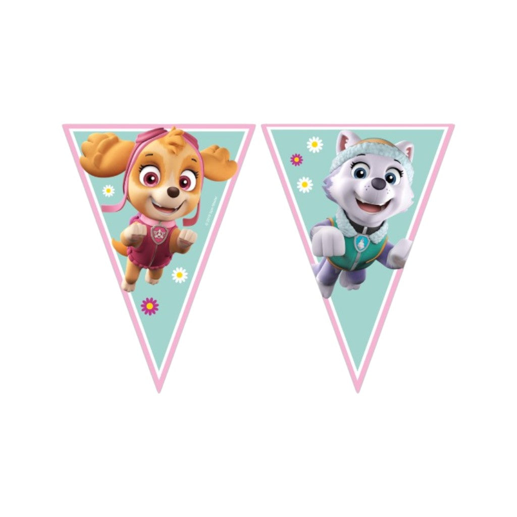 Wimpelkette Paw Patrol Skye & Everest, 1 Stück