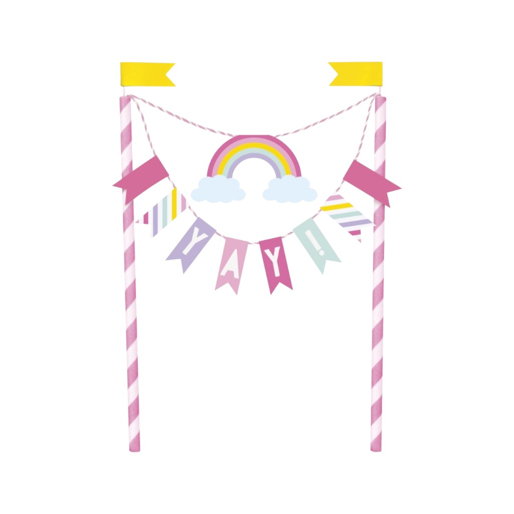 Unicorn Cake Topper, 1 Stück