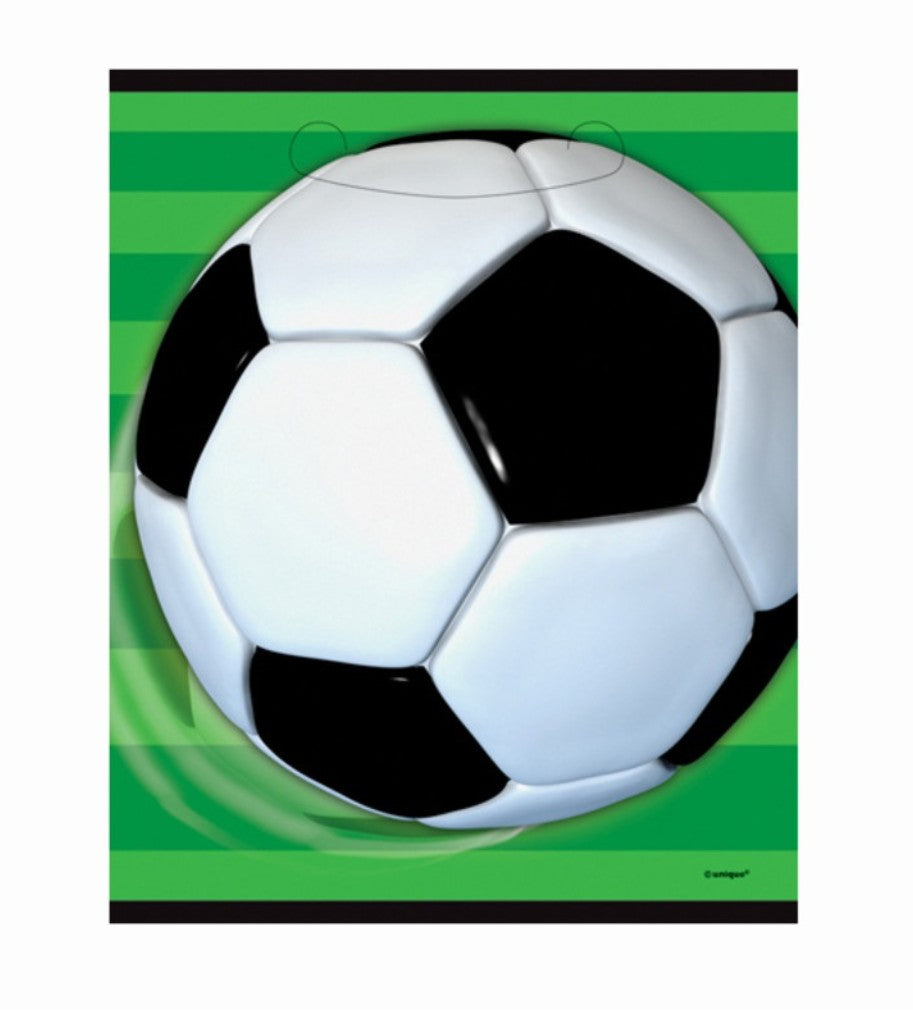 Partytüten Fussball 3D, 8 Stück