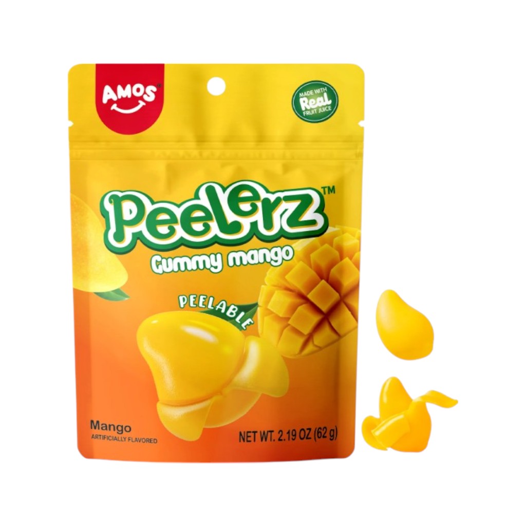 Amos Peelerz Peelable Mango Gummy, 65g