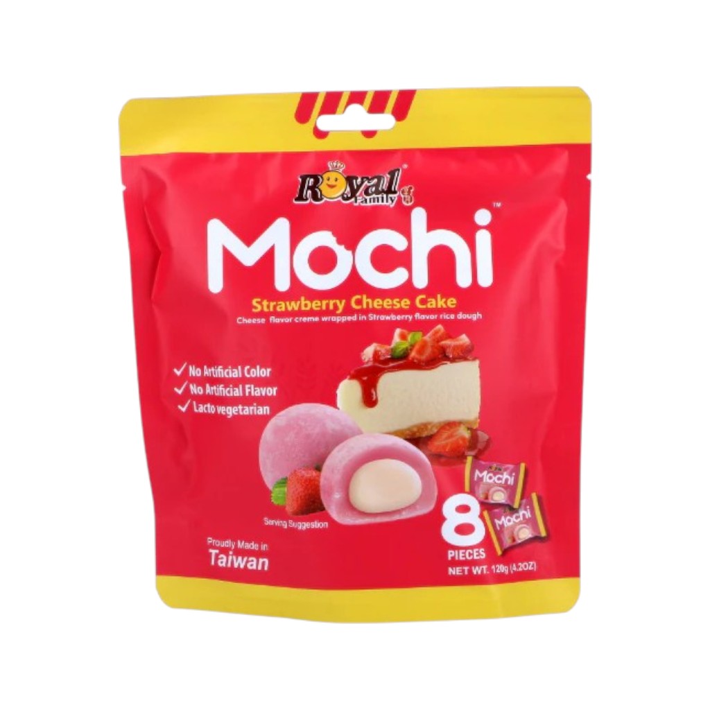 Royal Family Mochi Strawberry and Cheesecake, 120g