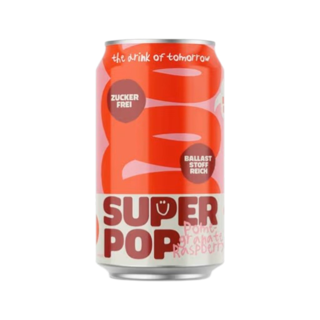 Super Pop Pomegranate-Raspberry, 330ml