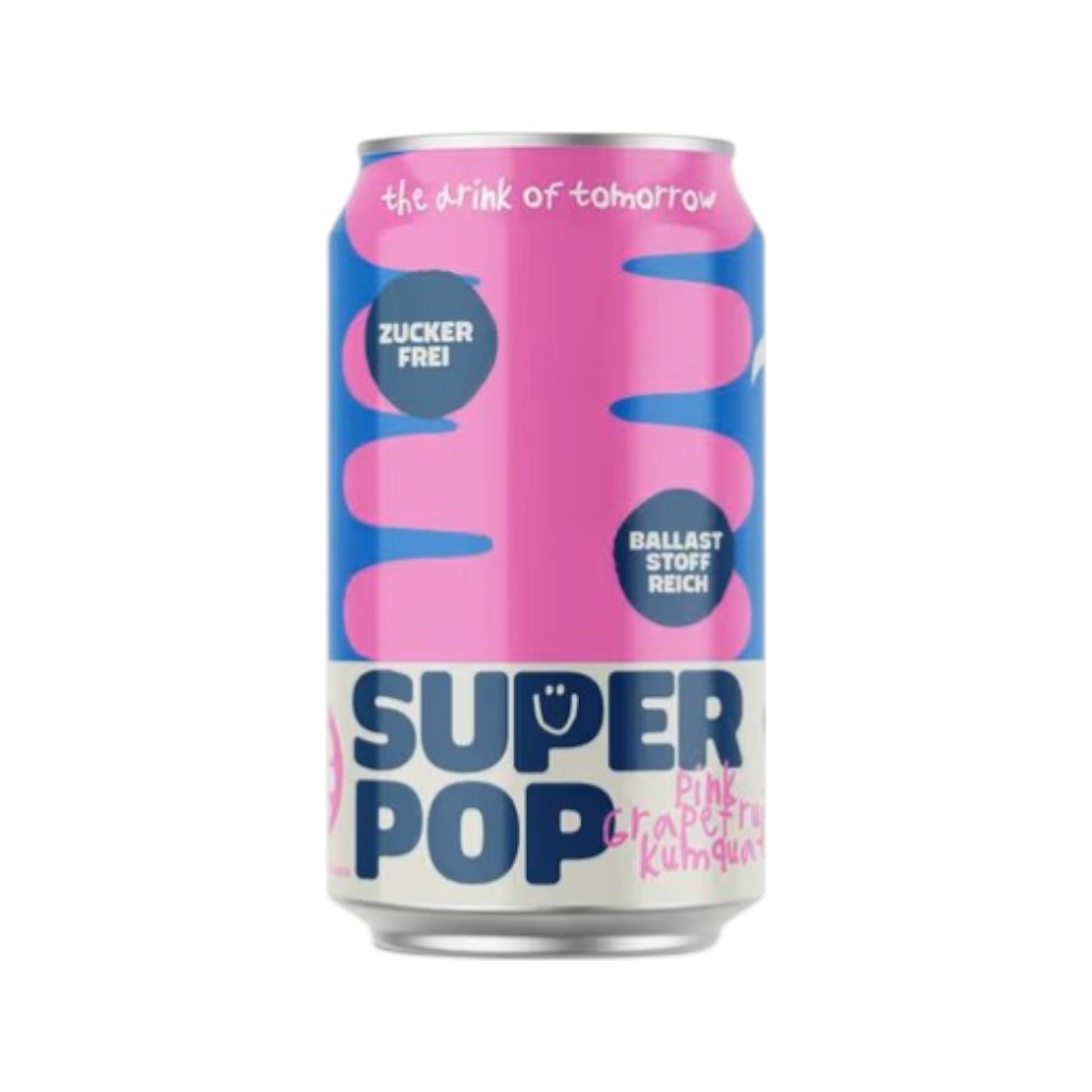Super Pop Pink Grapefruit-Kumquat, 330ml