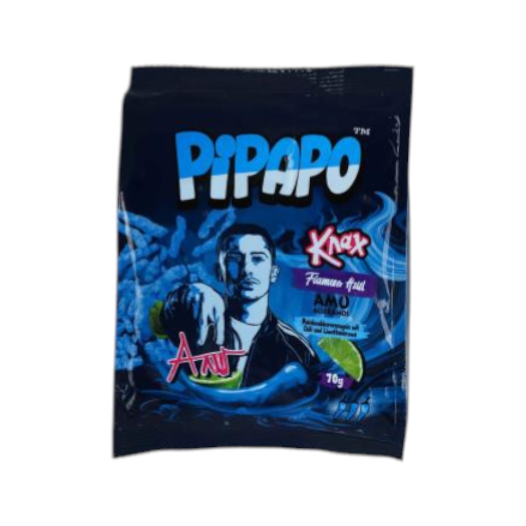 PiPAPO Knax Maissnack Flama Azul, 70g