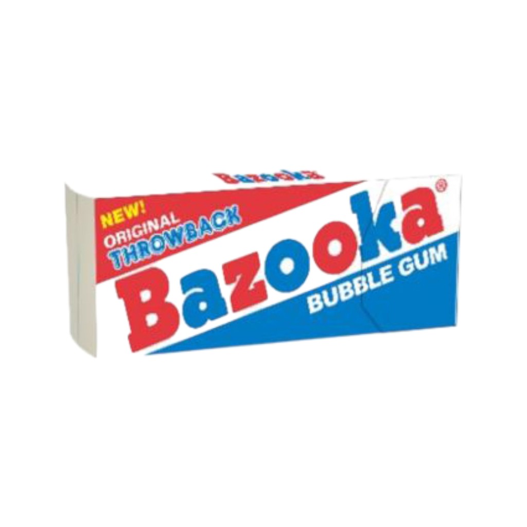 Bazooka Throwback Bubble Gum Original, 60g