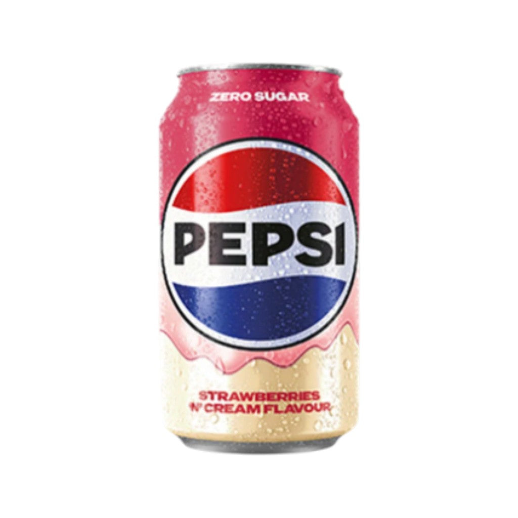 Pepsi Strawberry N' Cream Zero, 330ml