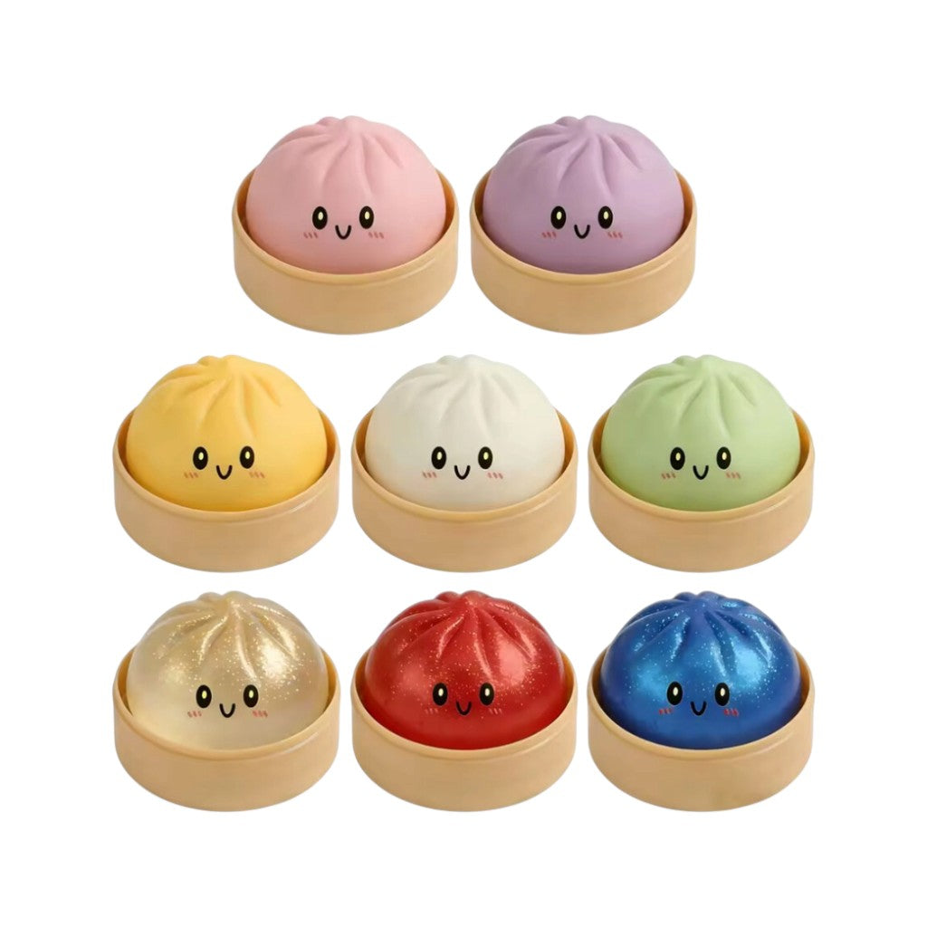 Squishy Rainbow Mystery Dumpling Bun , 1 Stück
