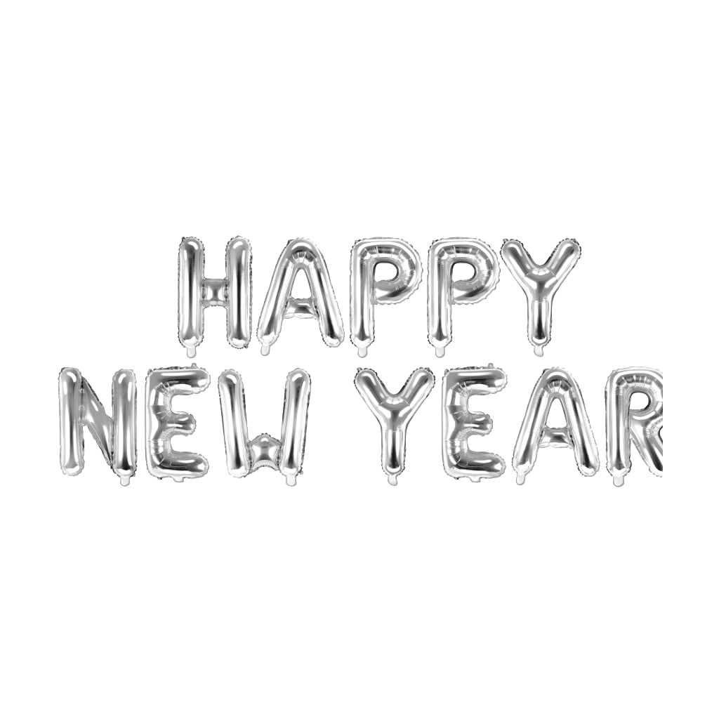 Folienballon Happy New Year, 422 x 46 cm