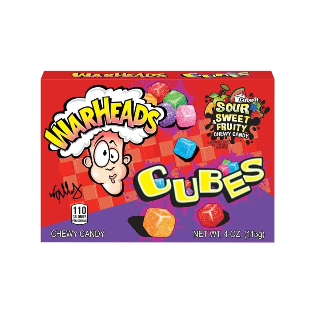 Warheads Chewy Cubes Theater Box, 113g